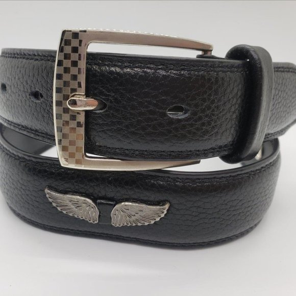 Leather Staggerwing Belt - Picture 2 of 6
